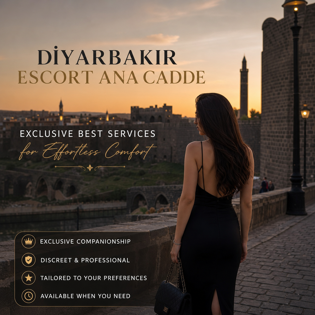 Illustration of Diyarbakır escort Ana Cadde: Exclusive Best Services for Effortless Comfort