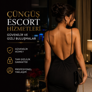 Çüngüş escort hizmetleri için güvenilir ve gizli buluşmaları simgeleyen profesyonel görsel