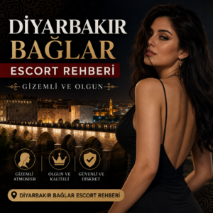 Diyarbakır Bağlar escort rehberi için gizemli ve olgun eskort hizmetlerini tanıtan görsel.