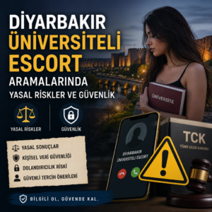 Diyarbakır üniversiteli escort illustration for Diyarbakır Üniversiteli Escort Aramalarında Yasal Riskler ve Güvenlik
