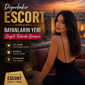 A smiling woman in elegant attire, symbolizing trust and private moments in Diyarbakır escort services.