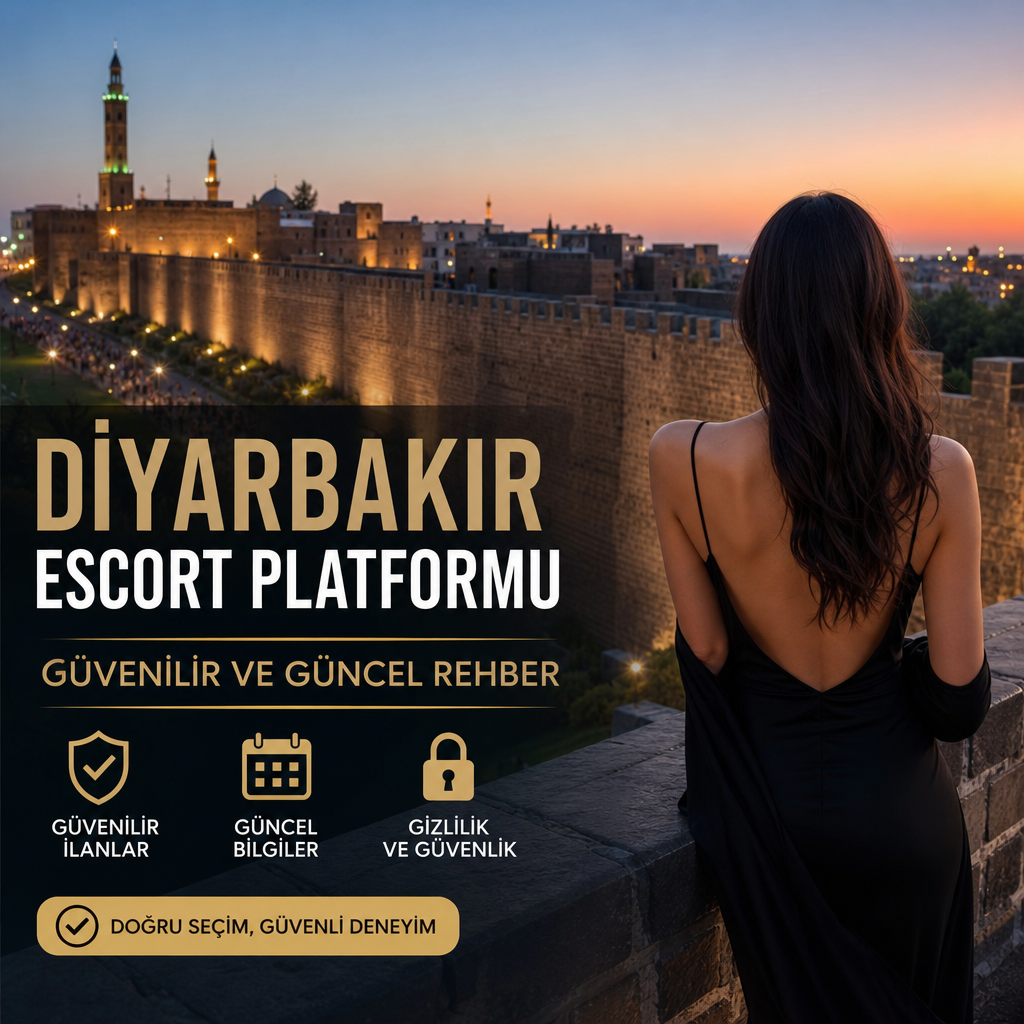 Diyarbakır Escort Platformu logosu ve güvenilir, güncel ilanlar sunan rehber arayüzü.