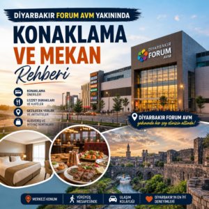 Illustration of Diyarbakır Forum AVM Yakınında Konaklama ve Mekan Rehberi