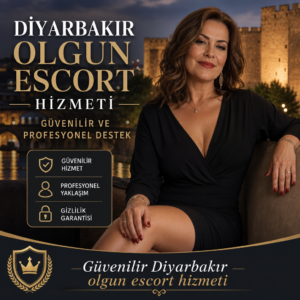 Elegant silhouette of a confident mature woman symbolizing reliable Diyarbakır escort service with professional support.