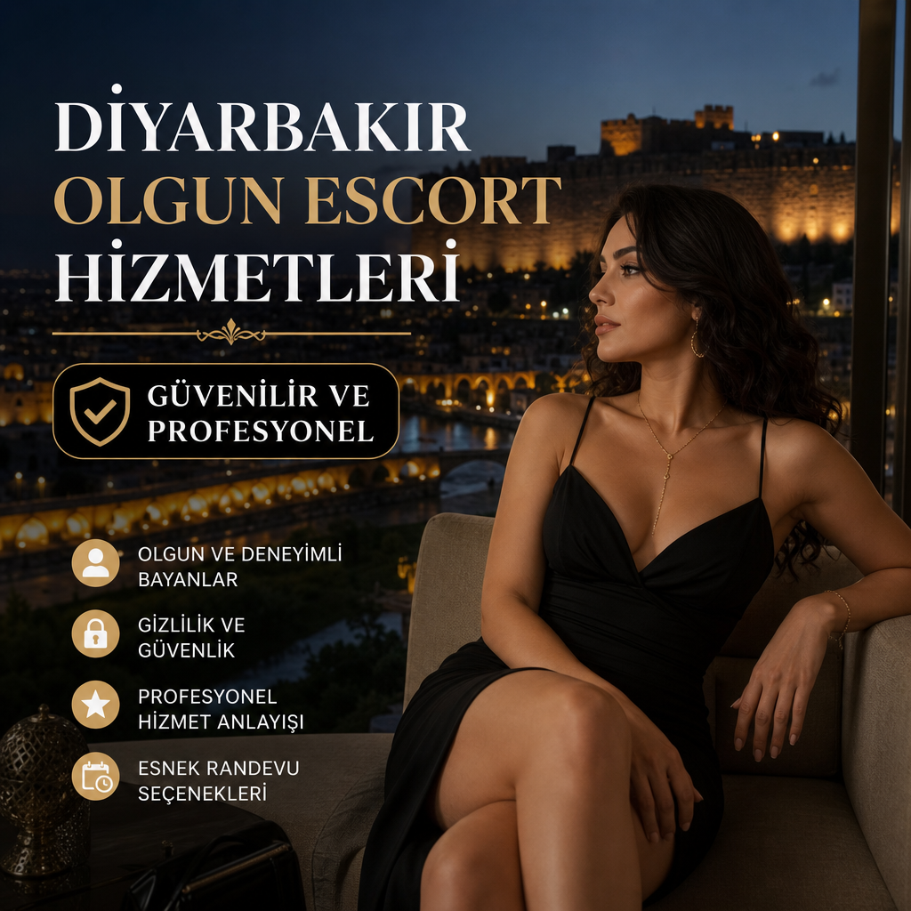 Elegant woman in professional attire, representing reliable and discreet mature escort services in Diyarbakır.