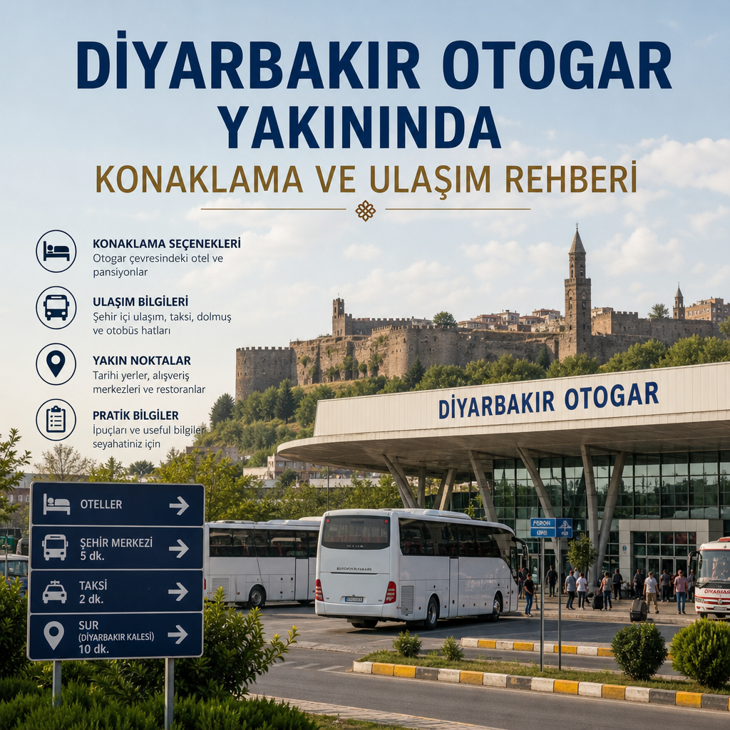 Diyarbakır otogar yakın escort illustration for Diyarbakır Otogar Yakınında Konaklama ve Ulaşım Rehberi