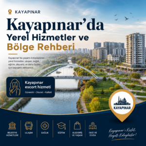 Kayapınar escort hizmeti illustration for Kayapınar’da Yerel Hizmetler ve Bölge Rehberi