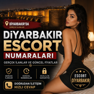 Bir telefon rehberi arayüzünde Diyarbakır escort numaraları ve ilan bilgileri listeleniyor.
